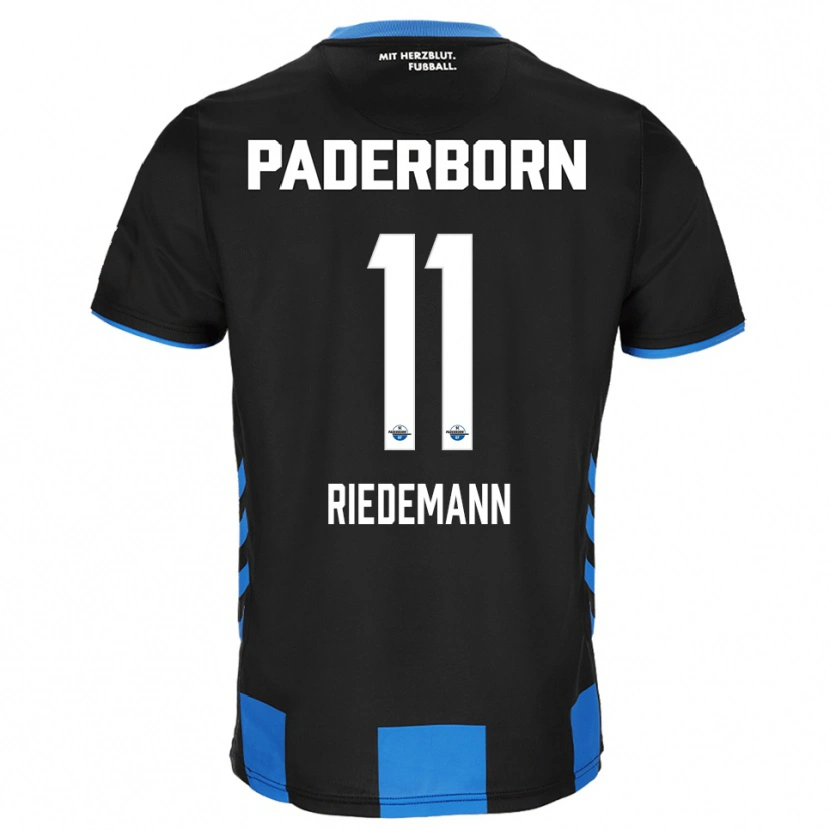 DanxenキッズMax Riedemann#11黒 青ホームシャツ2025/26ジャージーユニフォーム