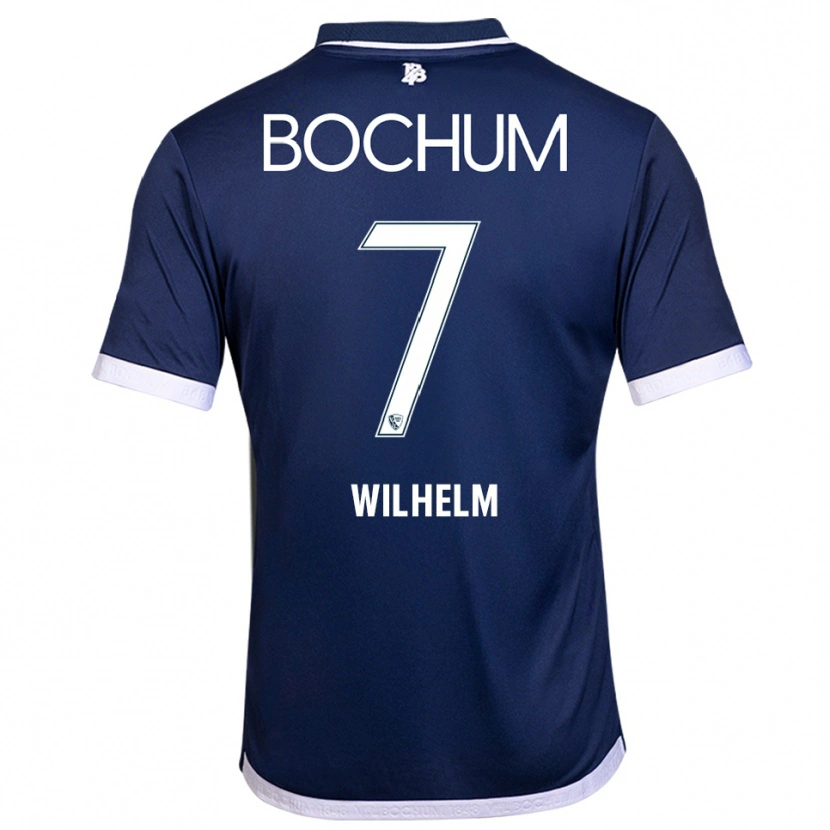 DanxenキッズMara Wilhelm#7紺 白ホームシャツ2025/26ジャージーユニフォーム