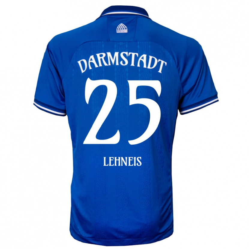 DanxenキッズDaniel Lehneis#25青 白ホームシャツ2025/26ジャージーユニフォーム