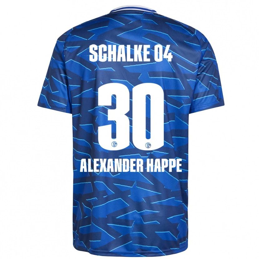 DanxenキッズLuca Alexander Happe#30ロイヤルブルー 白ホームシャツ2025/26ジャージーユニフォーム