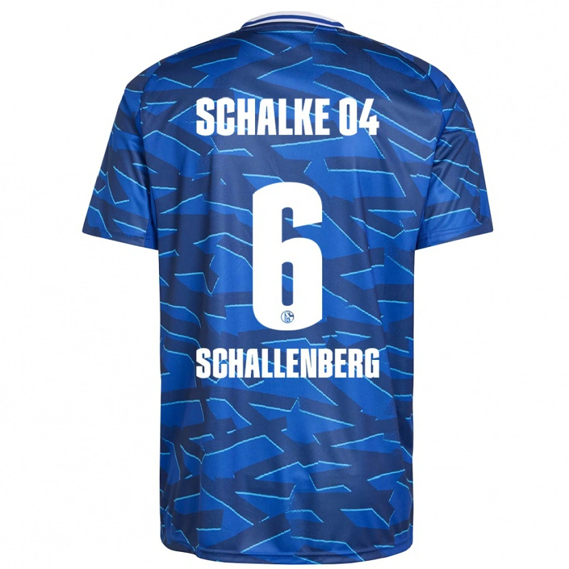 DanxenキッズRon Schallenberg#6ロイヤルブルー 白ホームシャツ2025/26ジャージーユニフォーム
