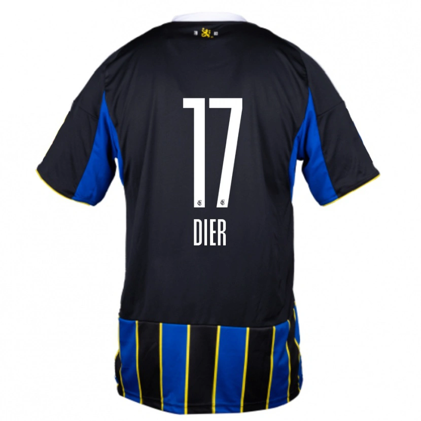 DanxenキッズLucas Dier#17青 黒 黄ホームシャツ2025/26ジャージーユニフォーム