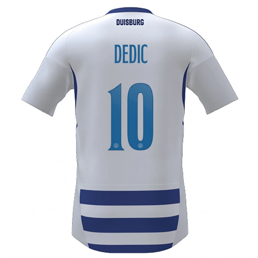 DanxenキッズSejla Dedic#10白 青ホームシャツ2025/26ジャージーユニフォーム