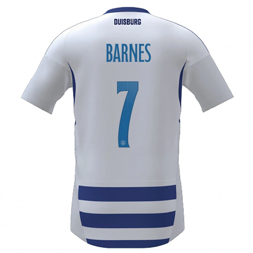DanxenキッズSejoba Barnes#7白 青ホームシャツ2025/26ジャージーユニフォーム