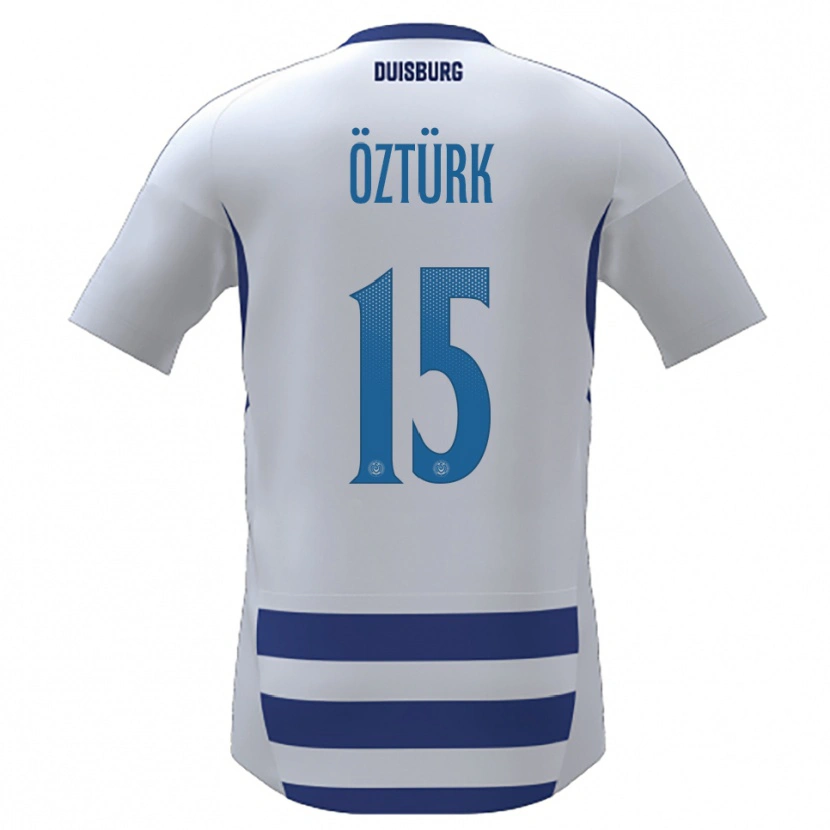 DanxenキッズMelisa Öztürk#15白 青ホームシャツ2025/26ジャージーユニフォーム