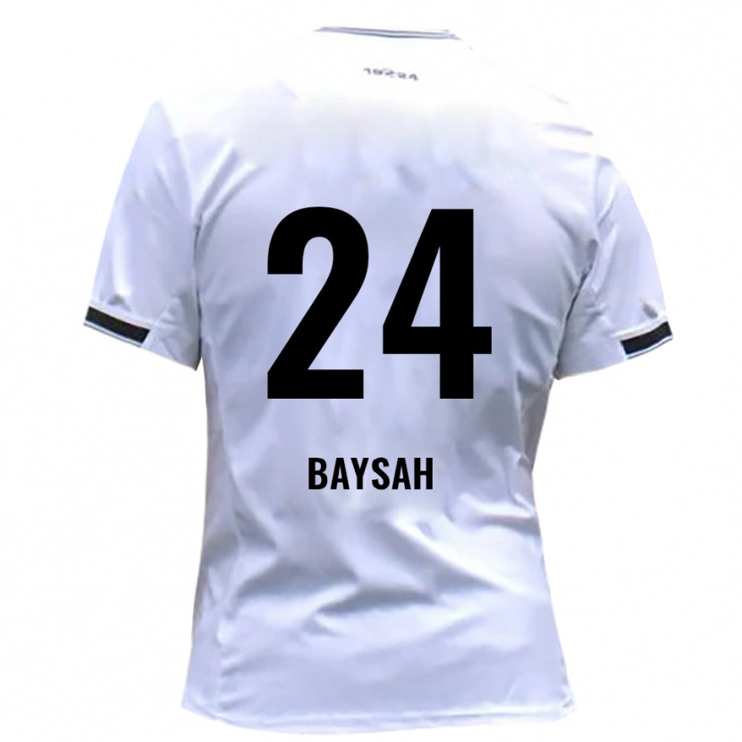 DanxenキッズMayango Baysah#24白 赤ホームシャツ2025/26ジャージーユニフォーム