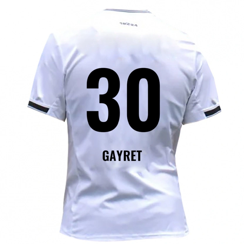DanxenキッズTimur Gayret#30白 赤ホームシャツ2025/26ジャージーユニフォーム