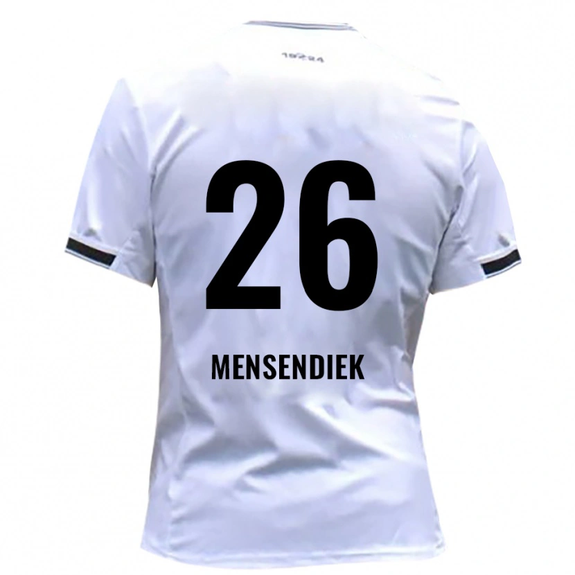 DanxenキッズLuis Mensendiek#26白 赤ホームシャツ2025/26ジャージーユニフォーム
