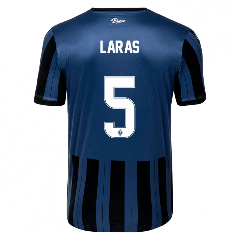 DanxenキッズNoah Laras#5青 灰色 黒ホームシャツ2025/26ジャージーユニフォーム