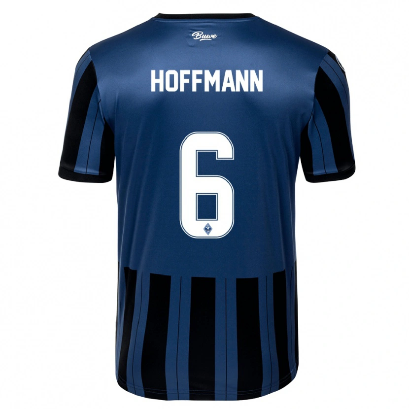 DanxenキッズNiklas Hoffmann#6青 灰色 黒ホームシャツ2025/26ジャージーユニフォーム