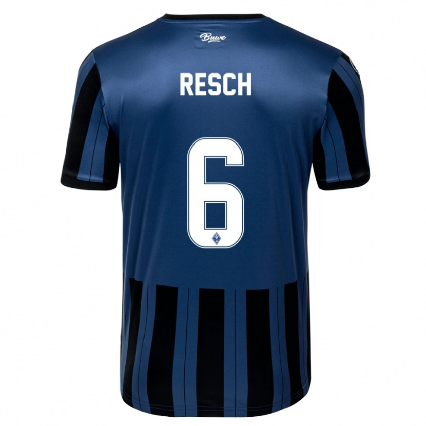DanxenキッズKimo Resch#6青 灰色 黒ホームシャツ2025/26ジャージーユニフォーム