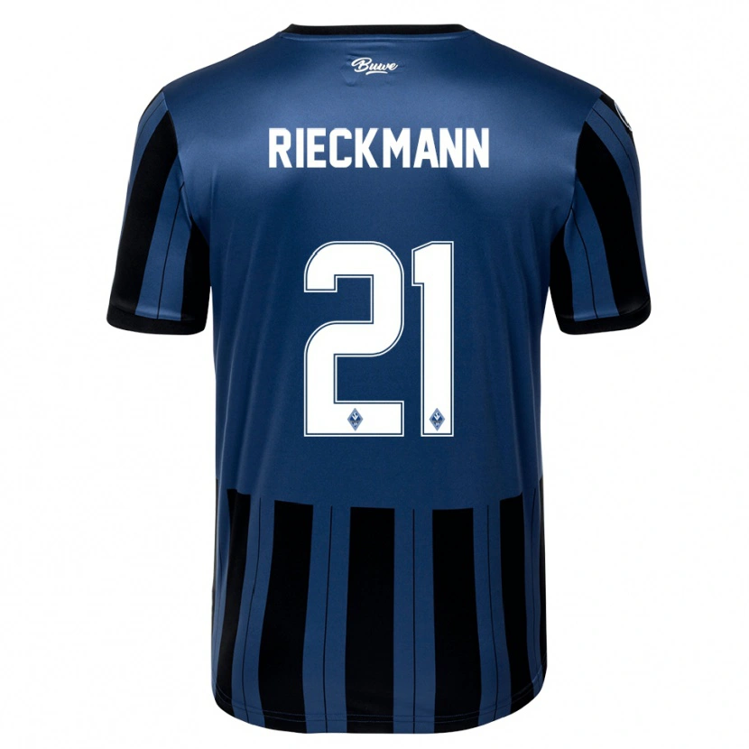 DanxenキッズJulian Rieckmann#21青 灰色 黒ホームシャツ2025/26ジャージーユニフォーム