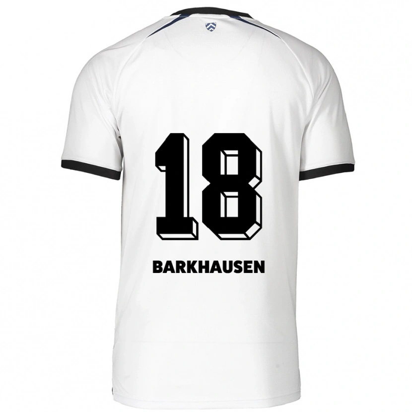 DanxenキッズRieke Barkhausen#18白 黒アウェイシャツ2025/26ジャージーユニフォーム