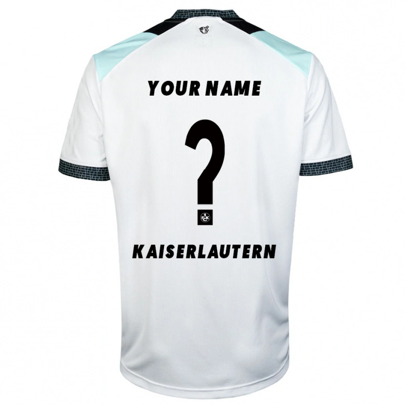 Danxenキッズあなたの名前#0白 黒アウェイシャツ2025/26ジャージーユニフォーム