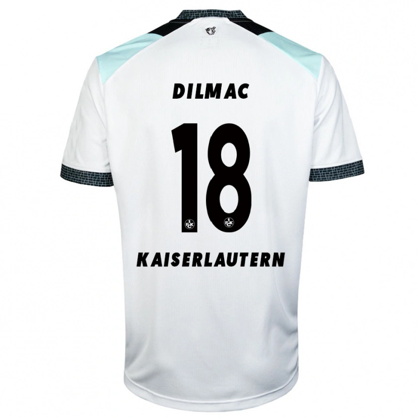 DanxenキッズDeniz Dilmac#18白 黒アウェイシャツ2025/26ジャージーユニフォーム