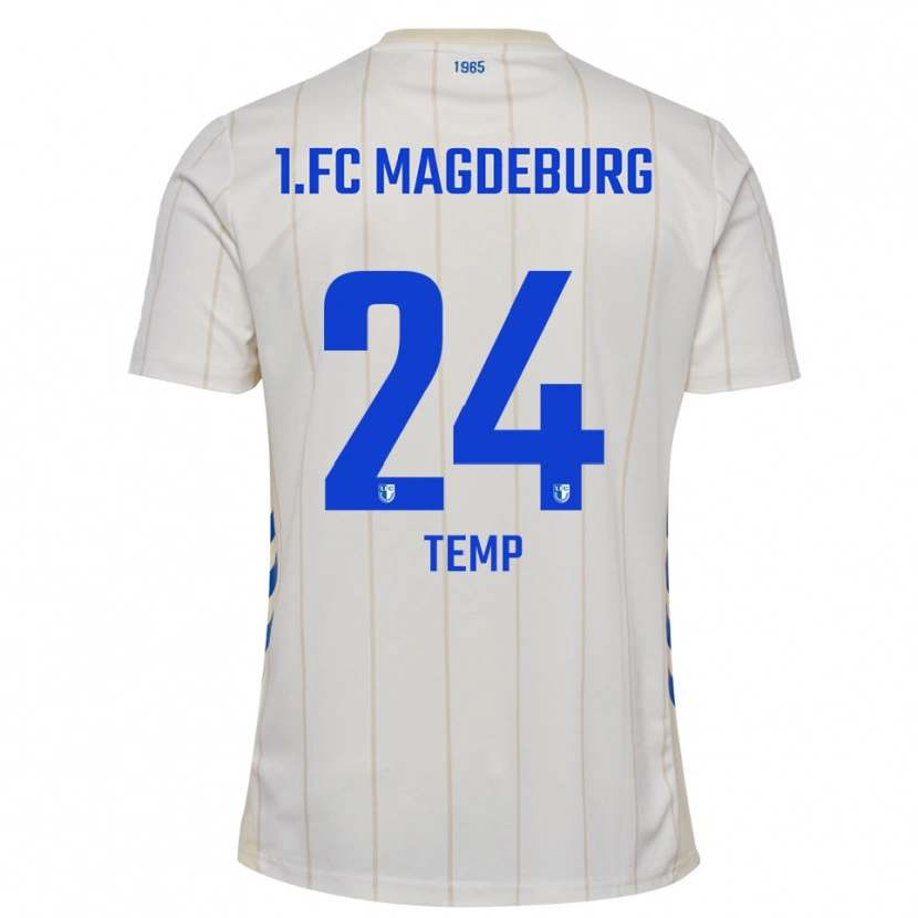 DanxenキッズCeline Temp#24白 青アウェイシャツ2025/26ジャージーユニフォーム