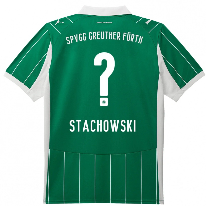 DanxenキッズLara Stachowski#0緑 白アウェイシャツ2025/26ジャージーユニフォーム
