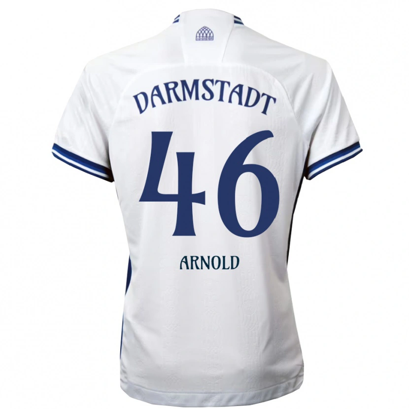 DanxenキッズTim Arnold#46白 青アウェイシャツ2025/26ジャージーユニフォーム