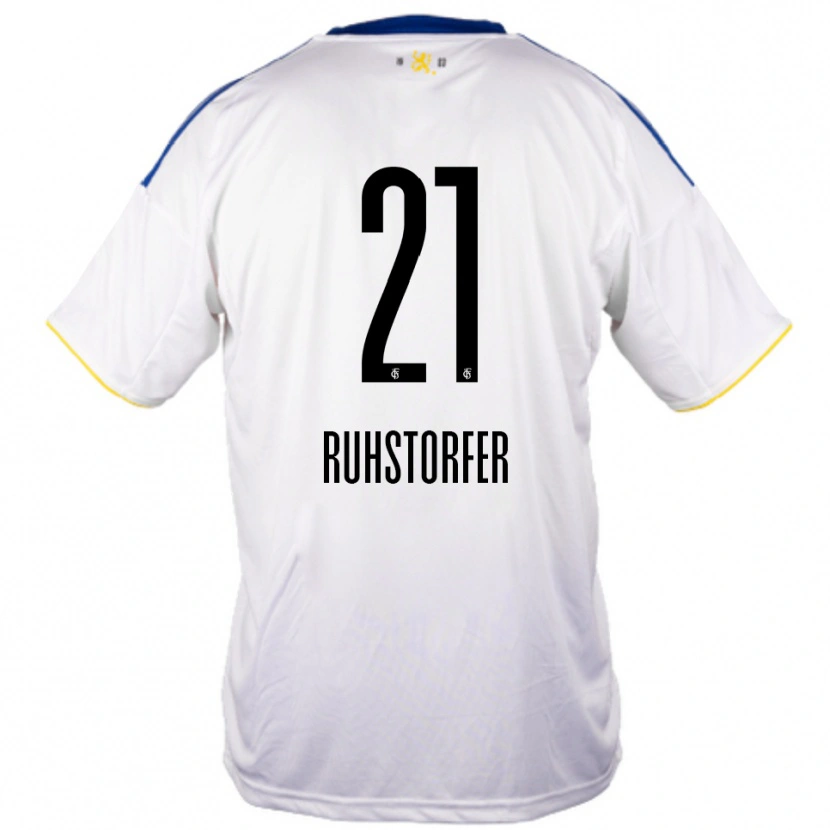 DanxenキッズKimberly Ruhstorfer#21白 青 黄アウェイシャツ2025/26ジャージーユニフォーム