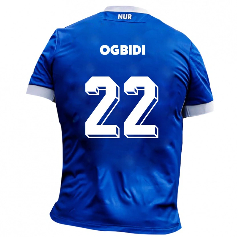 DanxenキッズTheo Ogbidi#22青 白アウェイシャツ2025/26ジャージーユニフォーム