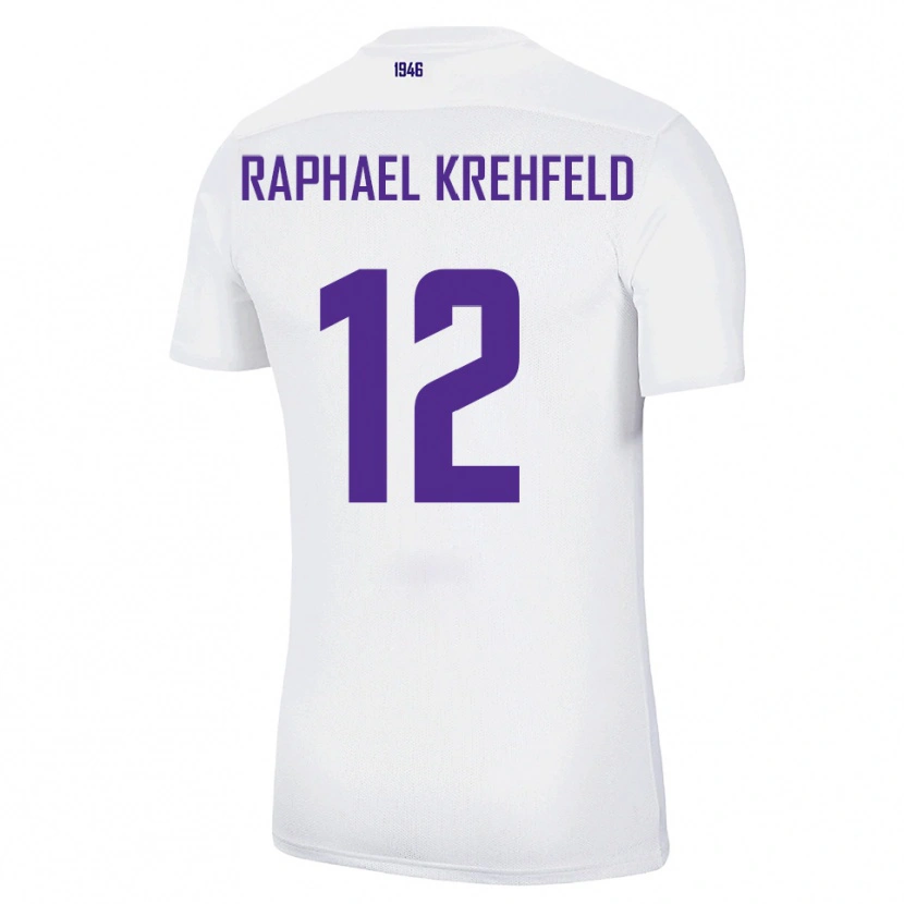DanxenキッズLuca Raphael Krehfeld#12白 緑アウェイシャツ2025/26ジャージーユニフォーム