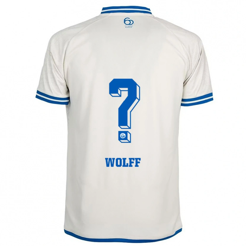 DanxenキッズLuis Wolff#0白 青アウェイシャツ2025/26ジャージーユニフォーム