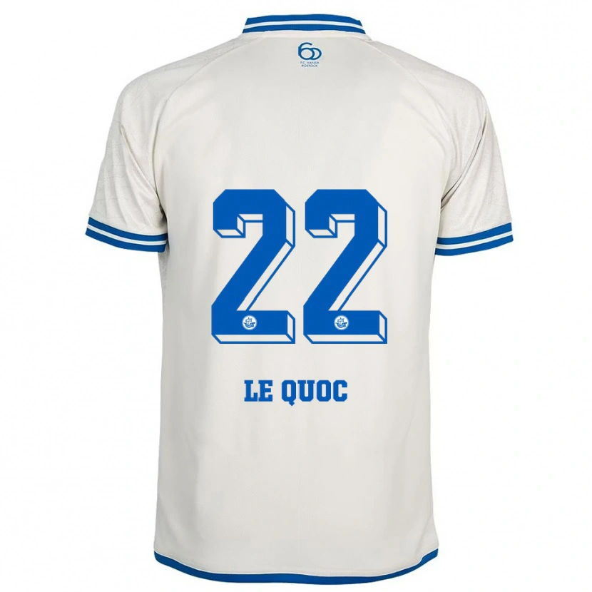 DanxenキッズJenny Le Quoc#22白 青アウェイシャツ2025/26ジャージーユニフォーム