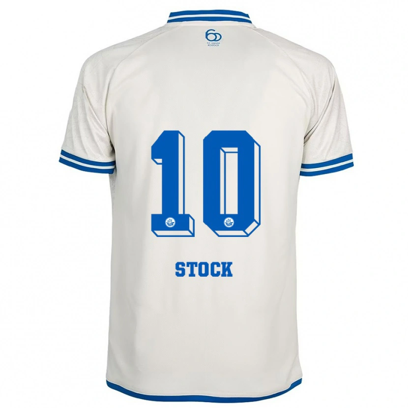 DanxenキッズPaul Stock#10白 青アウェイシャツ2025/26ジャージーユニフォーム