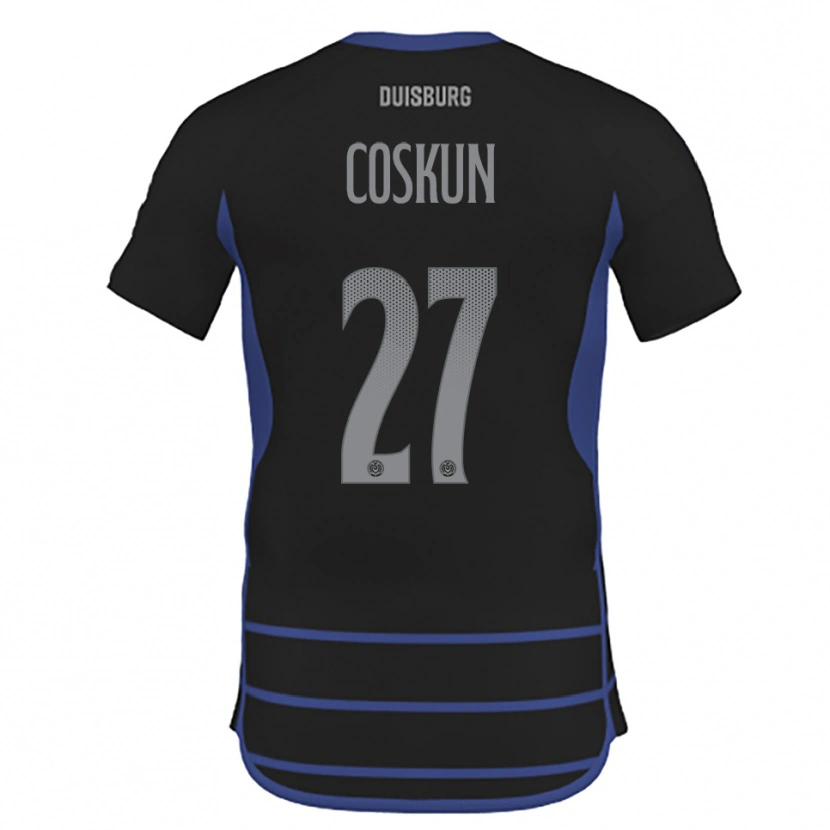 Danxenキッズキャン・コシュクン#27黒 青アウェイシャツ2025/26ジャージーユニフォーム