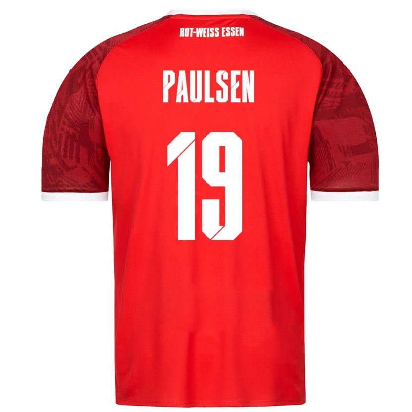 DanxenキッズMarvin Paulsen#19赤 バーガンディ 白アウェイシャツ2025/26ジャージーユニフォーム