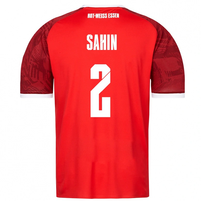DanxenキッズCan Sahin#2赤 バーガンディ 白アウェイシャツ2025/26ジャージーユニフォーム