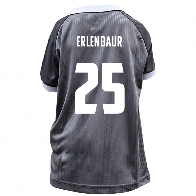 DanxenキッズJohannes Erlenbaur#25灰色 白アウェイシャツ2025/26ジャージーユニフォーム