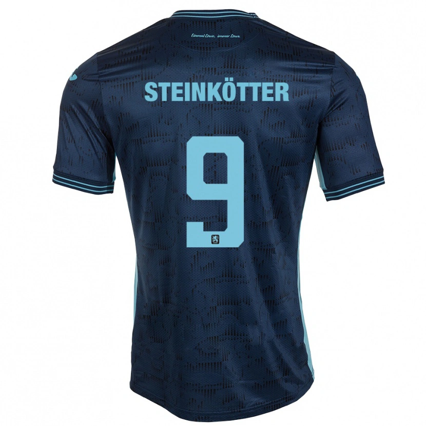 DanxenキッズJustin Steinkötter#9ロイヤルブルーアウェイシャツ2025/26ジャージーユニフォーム