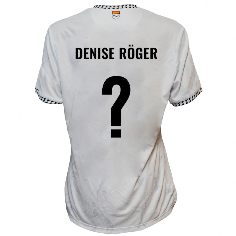 DanxenキッズKim Denise Röger#0白 黒アウェイシャツ2025/26ジャージーユニフォーム