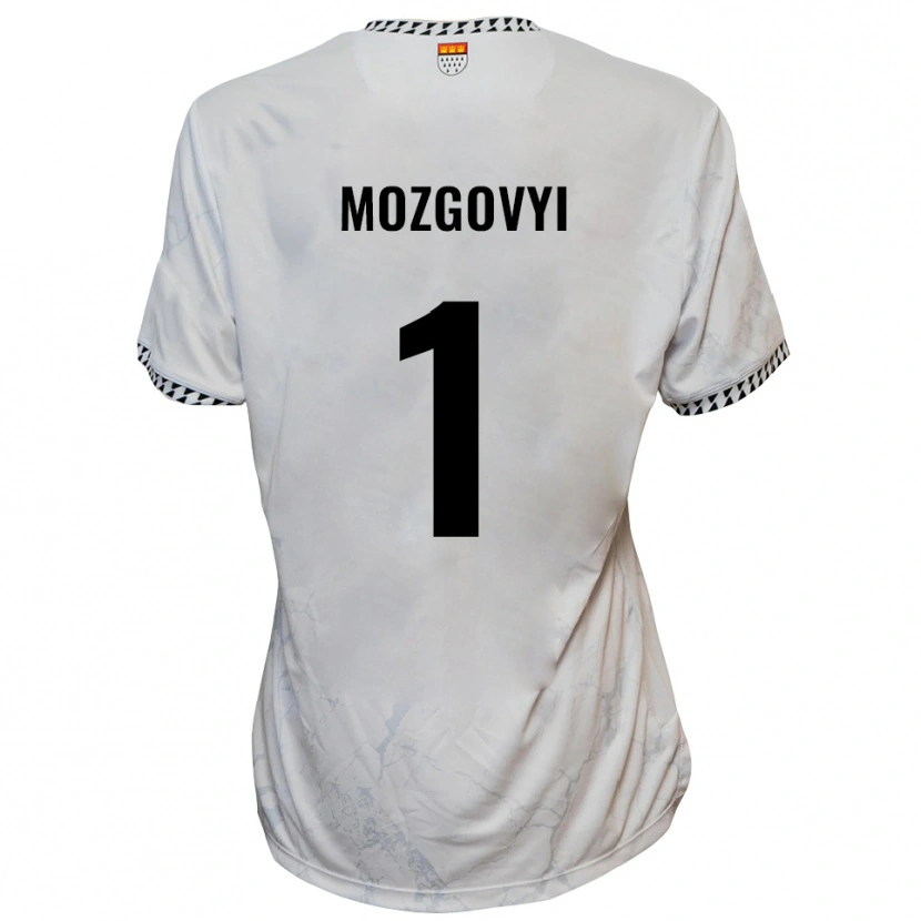 DanxenキッズArseniy Mozgovyi#1白 黒アウェイシャツ2025/26ジャージーユニフォーム