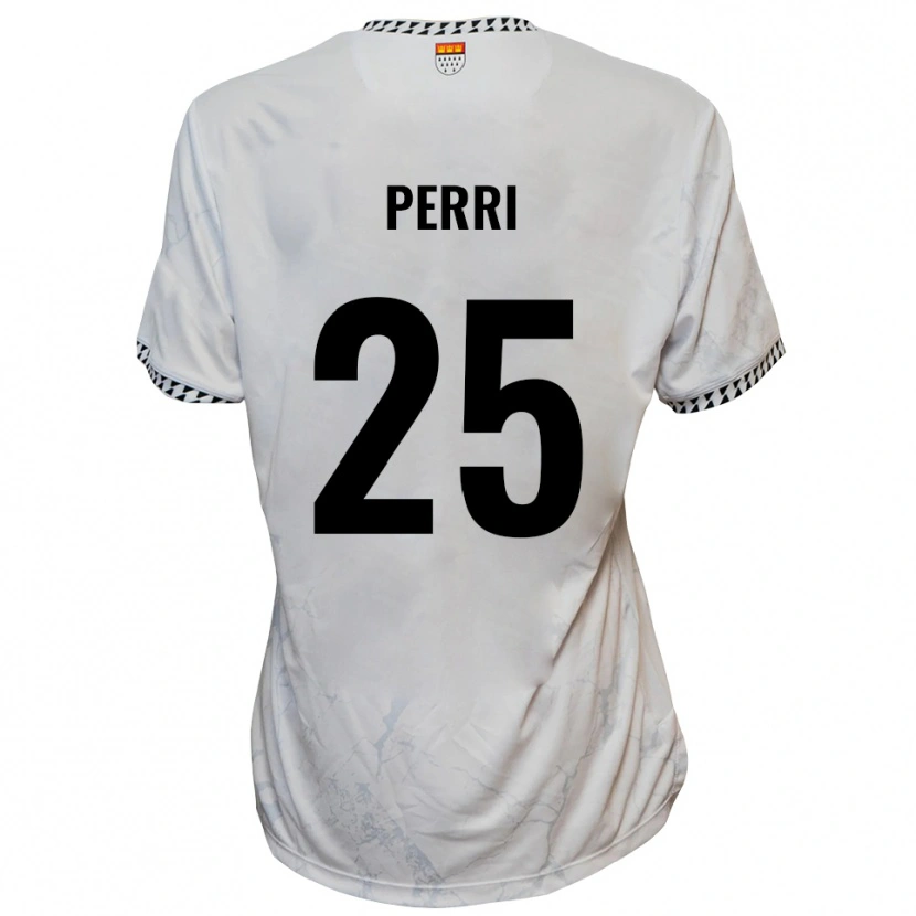 DanxenキッズDiego Perri#25白 黒アウェイシャツ2025/26ジャージーユニフォーム