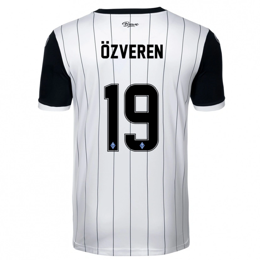 DanxenキッズSedat Özveren#19白 黒アウェイシャツ2025/26ジャージーユニフォーム
