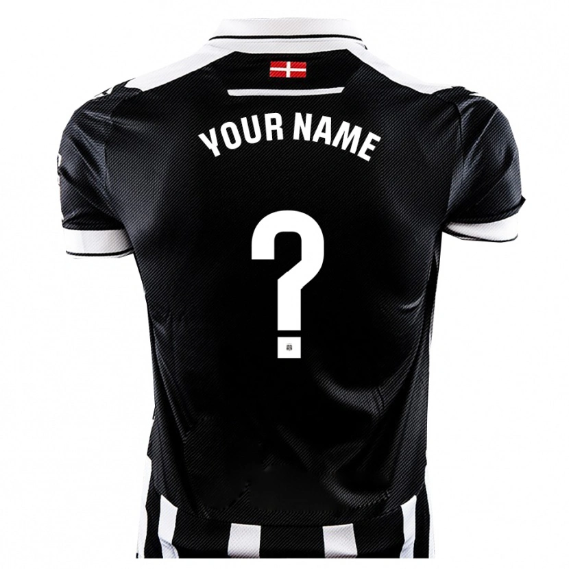Danxenメンズあなたの名前#0黒 白ホームシャツ2025/26ジャージーユニフォーム