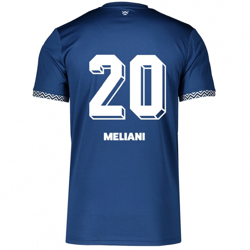 DanxenメンズRim Meliani#20紺 白ホームシャツ2025/26ジャージーユニフォーム