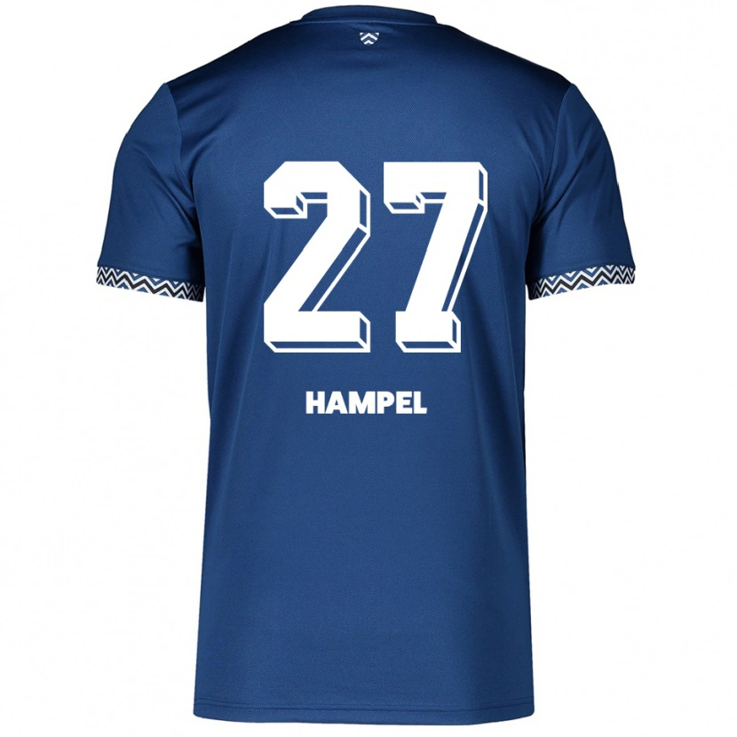 DanxenメンズJocelyn Hampel#27紺 白ホームシャツ2025/26ジャージーユニフォーム