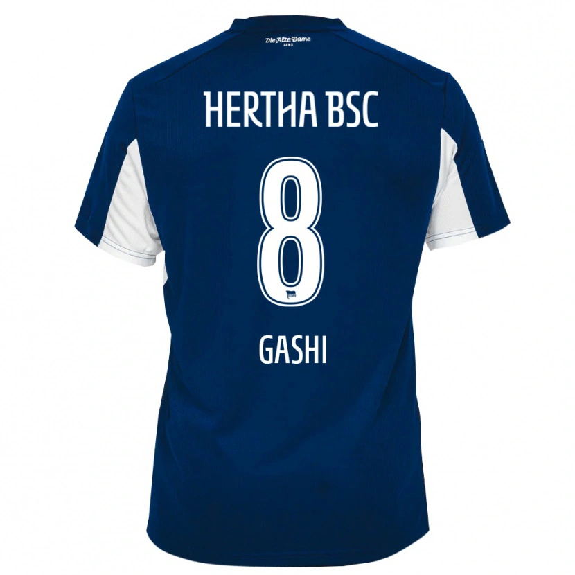 DanxenメンズDiart Gashi#8白 青ホームシャツ2025/26ジャージーユニフォーム