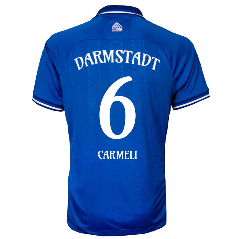 DanxenメンズLiad Carmeli#6青 白ホームシャツ2025/26ジャージーユニフォーム