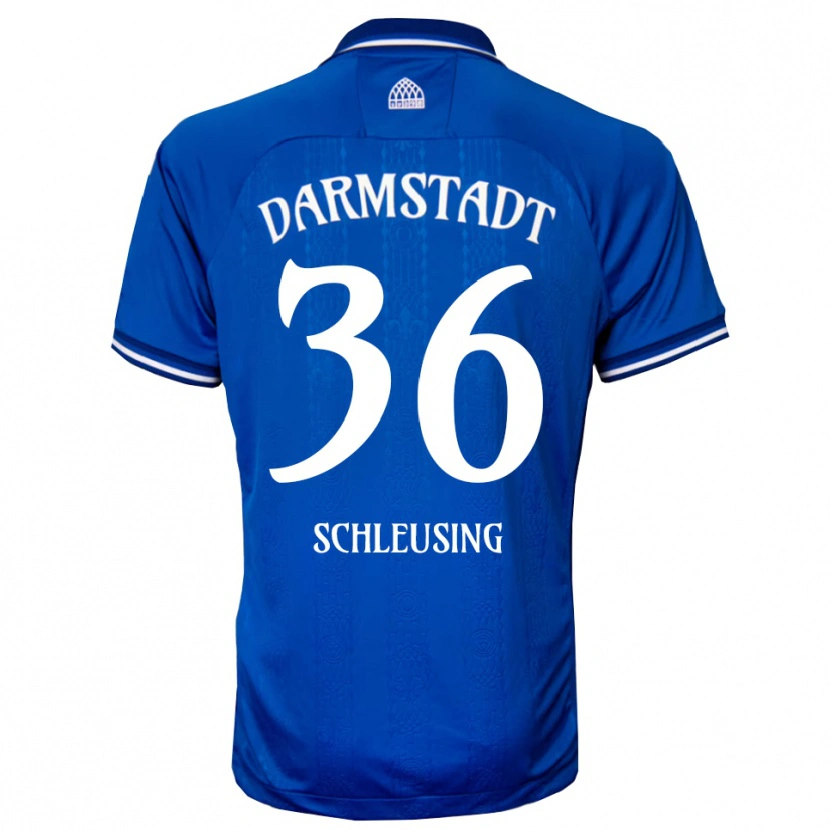 DanxenメンズLenox Schleusing#36青 白ホームシャツ2025/26ジャージーユニフォーム