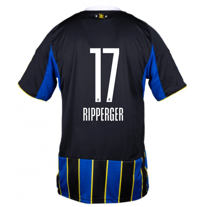 DanxenメンズLena Ripperger#17青 黒 黄ホームシャツ2025/26ジャージーユニフォーム
