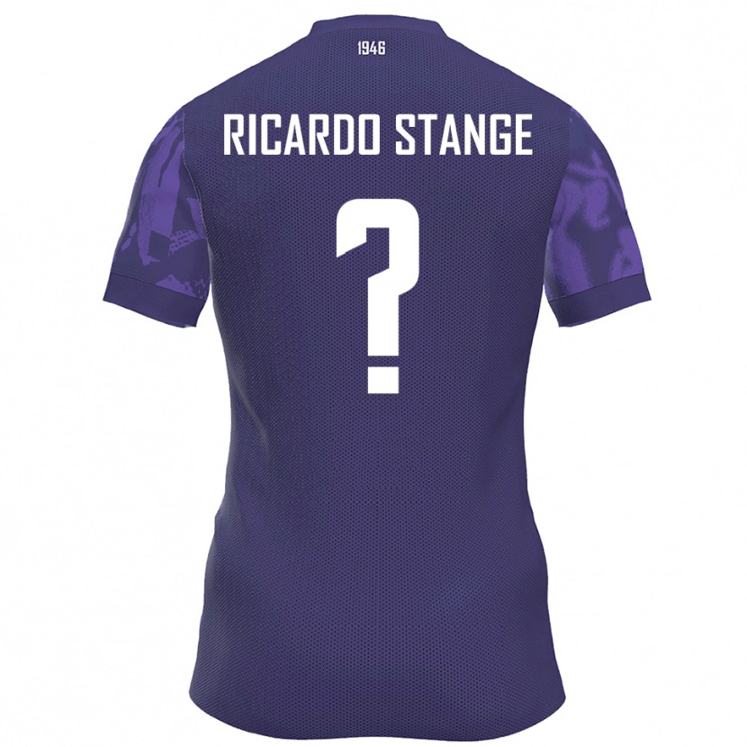 DanxenメンズAndres Ricardo Stange#0紫 白ホームシャツ2025/26ジャージーユニフォーム