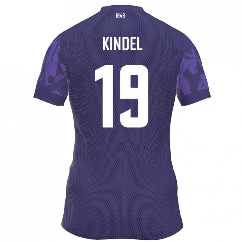 DanxenメンズMaxim Kindel#19紫 白ホームシャツ2025/26ジャージーユニフォーム