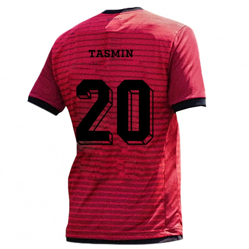 DanxenメンズMussa Tasmin#20赤 黒ホームシャツ2025/26ジャージーユニフォーム