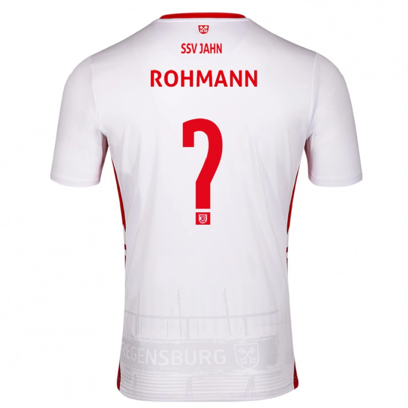 DanxenメンズJonas Rohmann#0白 赤ホームシャツ2025/26ジャージーユニフォーム