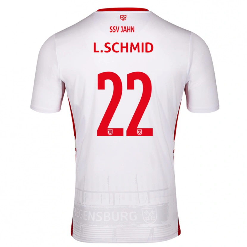 DanxenメンズLenny Schmid#22白 赤ホームシャツ2025/26ジャージーユニフォーム