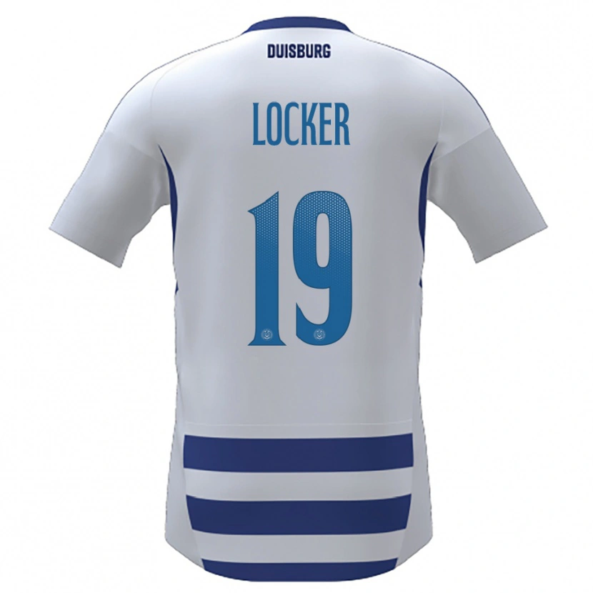 DanxenメンズMarie Locker#19白 青ホームシャツ2025/26ジャージーユニフォーム
